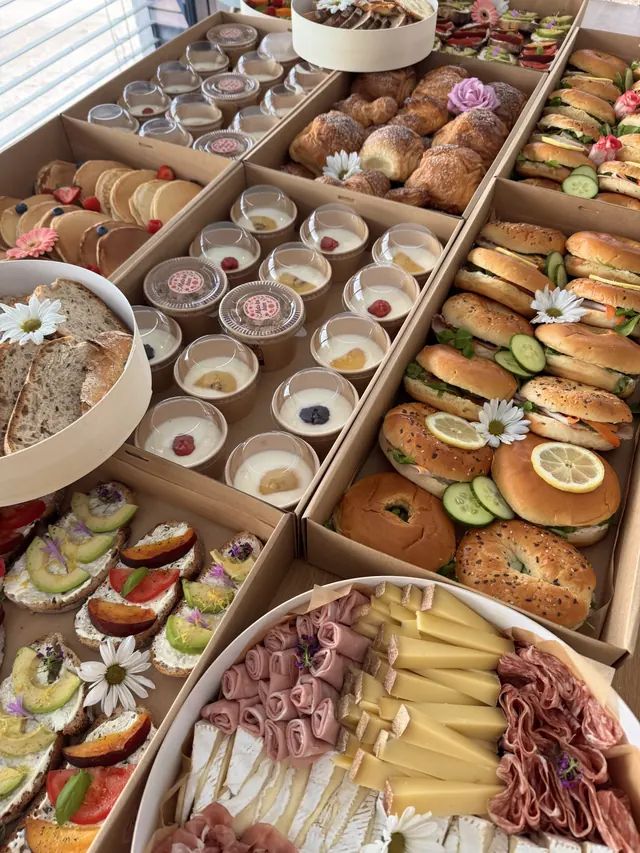 Détails d'une composition brunch